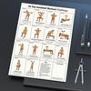 2 Stück Visualisierter Trainingsplan 30-Tage-Fitness-Challenge Heimtraining für Anfänger Tägliches Ganzkörper-Muskeltraining Fettverbrennung und Formung Täglich