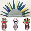 Carnival Costume Headpiece Children's Day Headwear New Feather Headdress