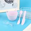 Face Mask Mixing Bowl Set, 4 In 1 Diy Facemask Mixing Tool Kit Brushes