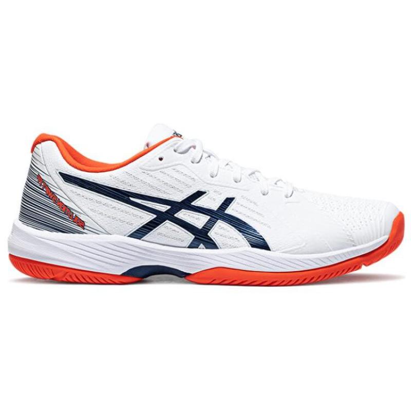 Asics Solution Swift Ff Weiß Blau Weite Sneaker 1041A298-104