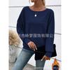 JPNTKY Women's Fashion Casual O-Neck Long Sleeve Blouses & Shirts