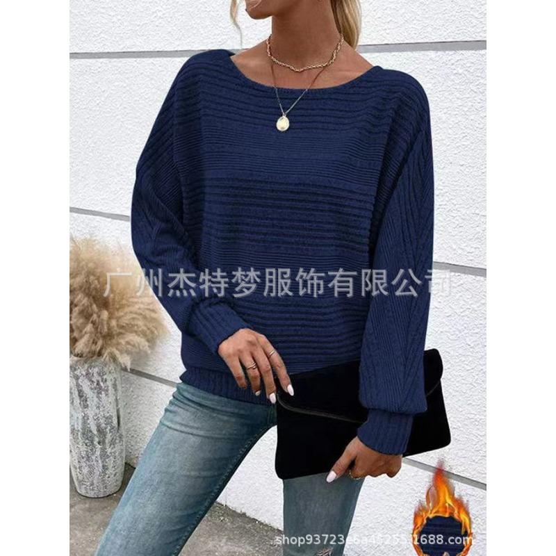 JPNTKY Women's Fashion Casual O-Neck Long Sleeve Blouses & Shirts