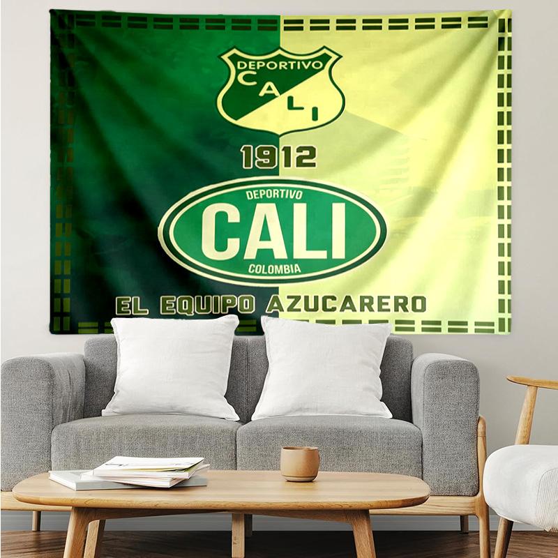 Deportivo Cali LOGO Tapestry for Bedroom Aesthetic Classroom Tapestries Wall Hanging for Living Room Dorm Office,Ideal Creative Gift