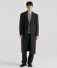 Mtr Daddy Shoulder Single Long Coat [Charcoal Gray]