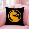Spiel M-Mortal Kombat Kissenbezug Bequemer Wende-Kissenbezug Ideal für Auto Sofa Schlafzimmer & Mehr