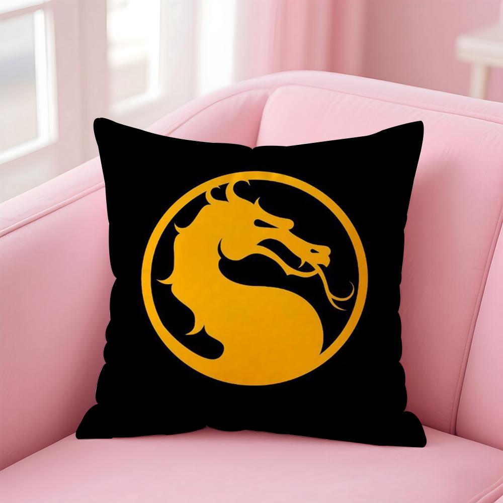 Spiel M-Mortal Kombat Kissenbezug Bequemer Wende-Kissenbezug Ideal für Auto Sofa Schlafzimmer & Mehr