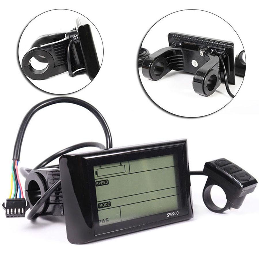 48V LCD Meter Panel Display Bike Conversion Cycling For Voilamart Electric Bicycle