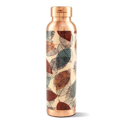 Bouteille d'eau en cuivre 950 ml | Avec des propriétés antioxydantes | Renforce l'immunité et améliore la santé | Bouteilles d'eau en cuivre |