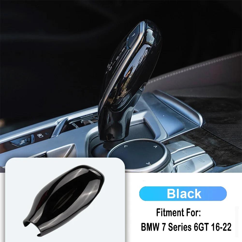 

Left Hand Drive ABS Black Red Center Console Gear Shift Knob Trim Cover For BMW G30 G31 G01 G02 G32 5 Series X3 X4 6GT