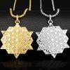 Fashion Flower of Life Metatron's Cube Pendant Necklace Mandala Handcrafted Sacred Geometry Jewelry