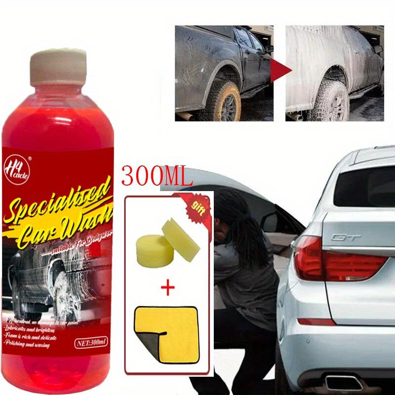 300ml Concentrated Car Wash Liquid Auto Foam Wash Wax Super Foam Automotive Shampoo Vehicle Cleaner for Car Washing Supplies