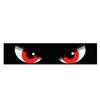 Car Front Windshield Decor Sticker 130x20cm Demon Eyes Pattern Vehicle Anti-Scratch Decal Universal Car Front Windshield Sticker