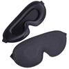 Comfy Material Sleep Mask Padded Design Blockout Light Eye Mask 3D Ice Silk Eye Mask  Relax Aid