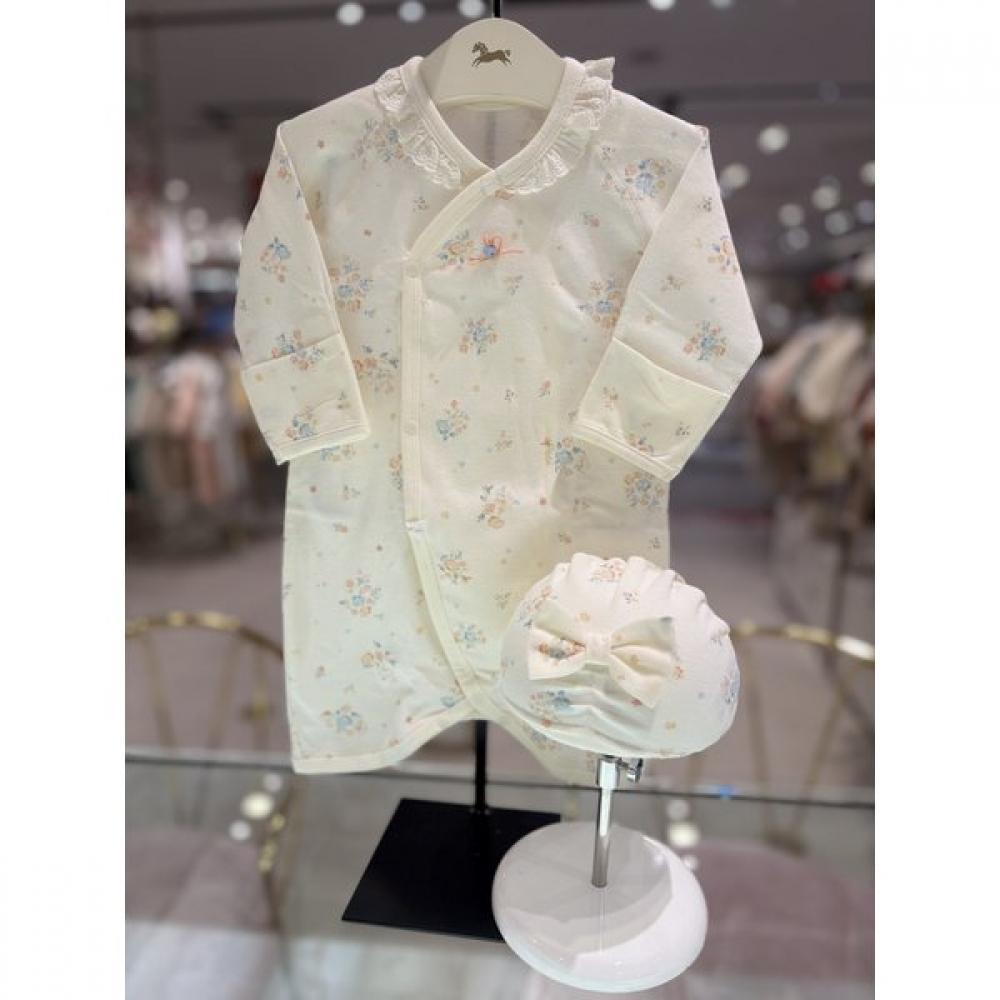 Ettoi Baby Gown X Beanie Set  07t117182s1 
