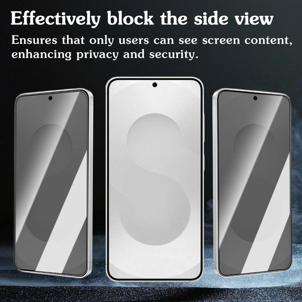 3-1PCS Easy Install Privacy Tempered Glass for Samsung Galaxy S26/S26 Plus/S26 Ultra Anti-spy Screen Protector Dust Free Covers