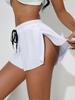 Women's Quick-Dry Nude Yoga Shorts - See-Through, for Running & Fitness