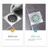 10pcs Hair Cleaning Disposable Floor Drain Sticker Anti-garbage Clogging Hair Filter  Kitchen