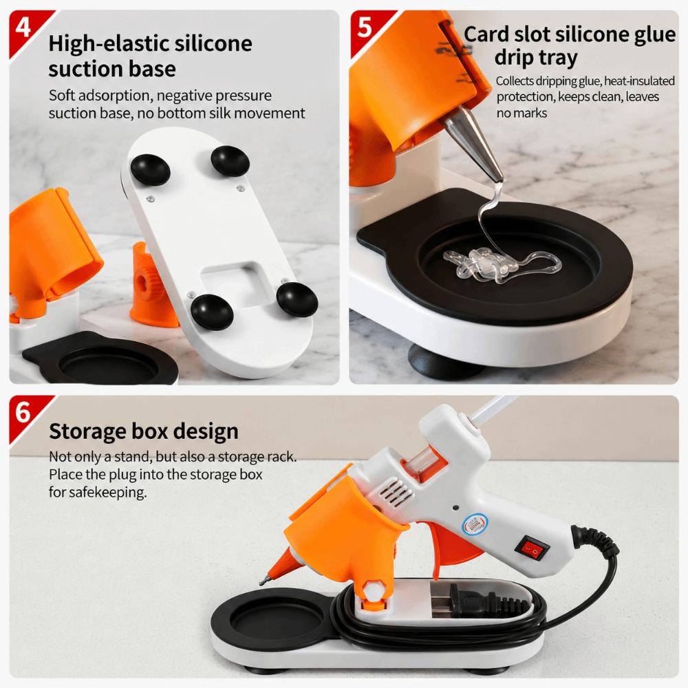 Heat Resistant Hot Glue Tool Stand Universal Hot Glue Organizer Hot Glue Rack DIY Crafting