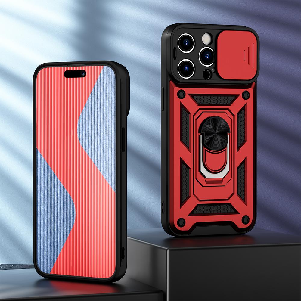 KEYSION Shockproof Case for iPhone 15 Pro Max 15 Ultra Slide Camera Lens Protection Ring Phone Cover for iPhone 14 13 12 11 Pro