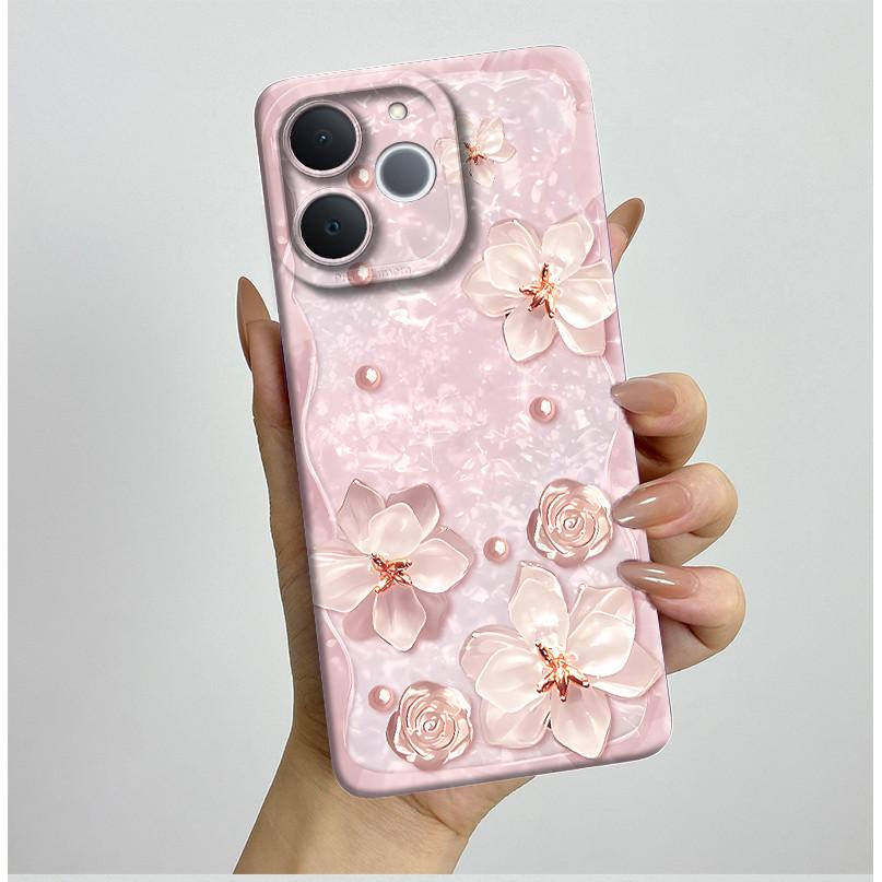 For Realme Note 70T Phone Case Aesthetic Butterfly Flower Anti Drop Protection Covers For Realme Note 70 T Note70T Bumper Casing