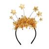 Yousheng Elastic Hair Hoop Men Women New Year Theme Headband HAPPY NEW YEAR Decoration Versatile Hair Accessory