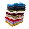 Winter New Wool Neck Cover Fleece Scarf Windproof Mask Solid Color Knitted Twist Hat Warm Scarf