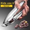 304 Stainless Steel Sweet Potato Clip Manual Cross-Shaped Sweet Potato Opener Household Walnut Clip Shell Peeling Tool