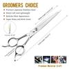 7.5-Inch Curved Magic Tooth Scissors, Pet Trimming Scissors, Thin Scissors, Professional-Grade Pet Division Special