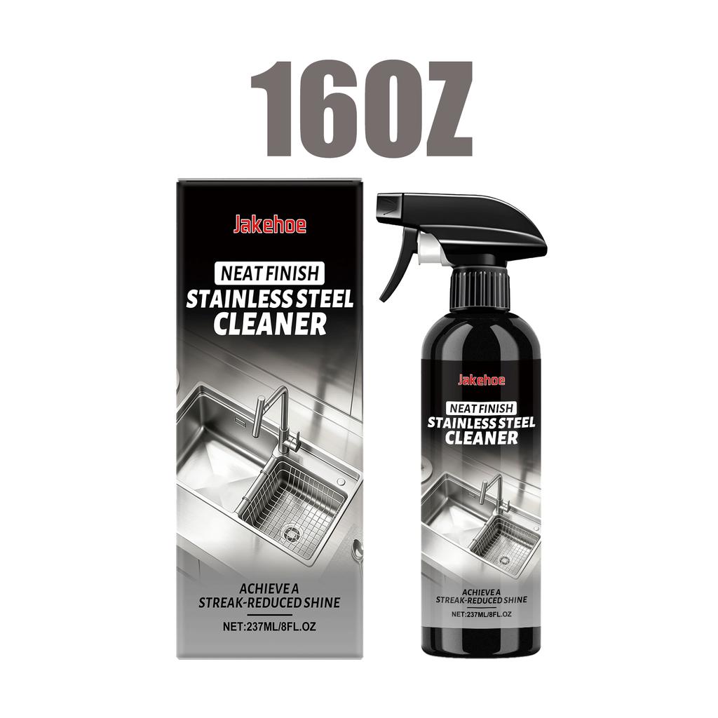 Rengöringsspray för rostfritt stål Polering Köksmaskin Kylskåp Diskho Oljefläckborttagare Fingermärkesfri Streckfri 237ml