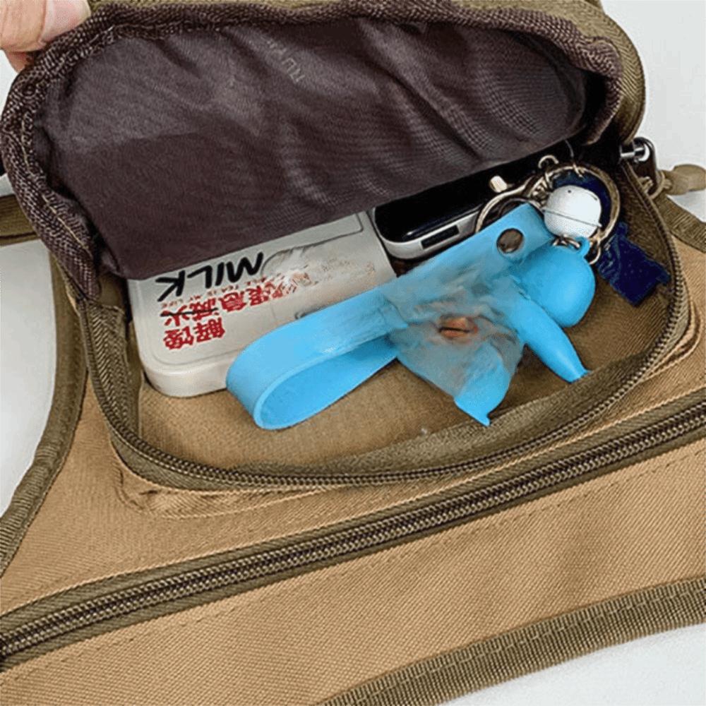 Adjustable Strap Men Waist Bag Multi-layered Men Hip Bum Pack Thigh Pack Fanny Pack  Fishing