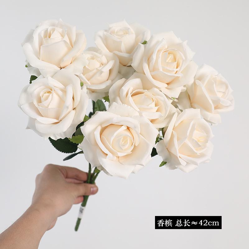 10 head bundle of simulated roses 10cm wedding auditorium set photography ornament