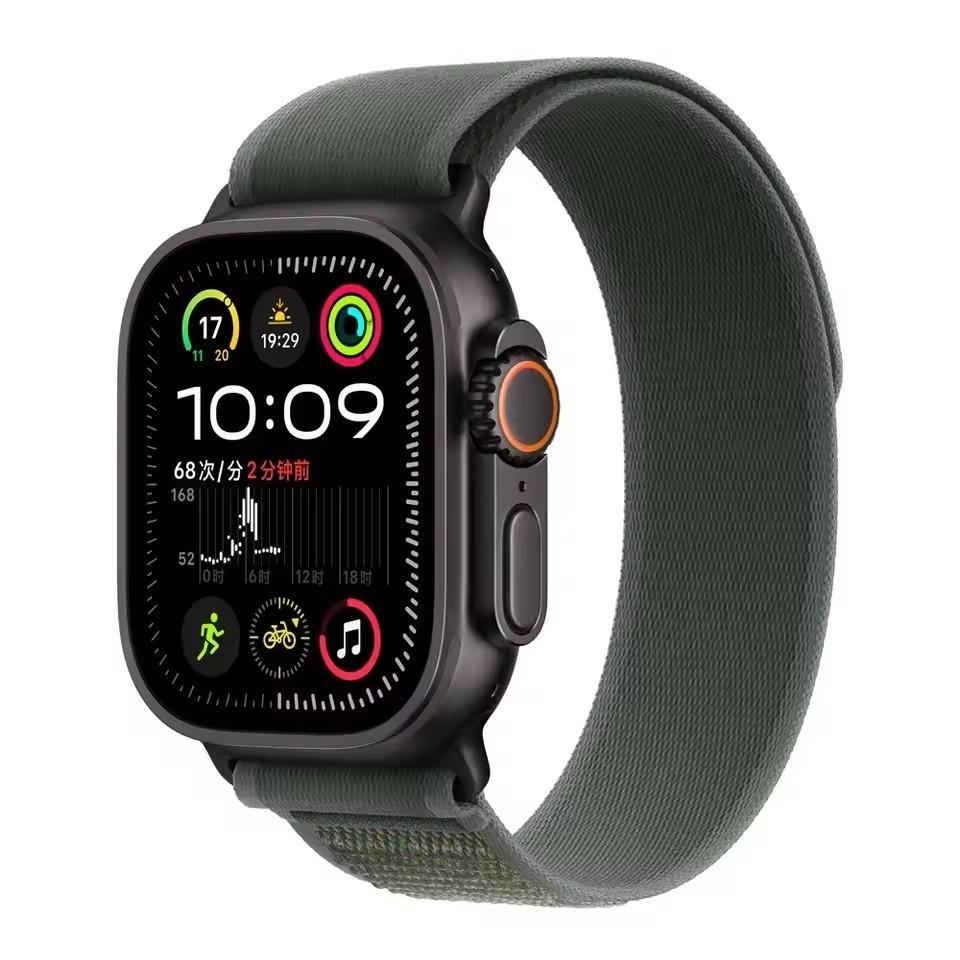 

Официальный ремешок Trail loop Для Apple Watch Ultra 3 2 49мм Ремешок 45 44 41 40 38 Браслет iwatch series 11 10 42 46мм 9876SE2028 38 40 41(S10-11)42mm