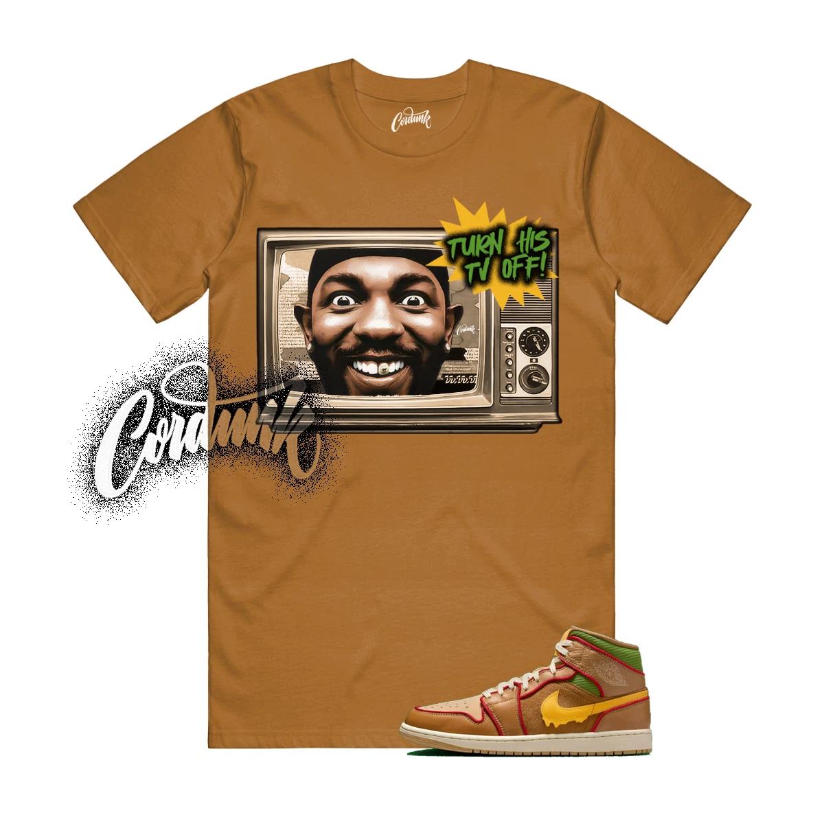 

1 Cheeseburger Flax Wheat Sesame Coconut Milk University Gold T Shirt Match TVO 2XL
