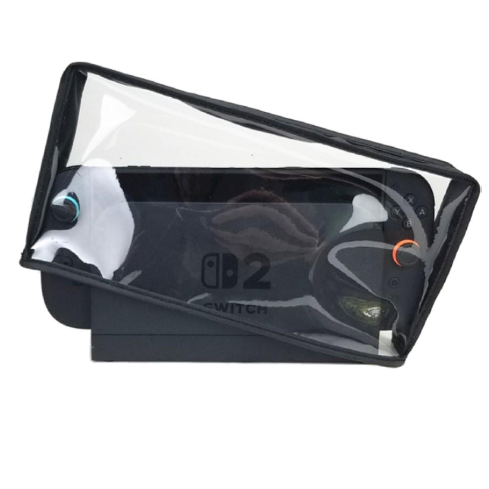 Dust Cover for Nintendo Switch 2 Black Nylon/Transparent TPU Waterproof Cover Sleeve Customized Case for Switch 2/Oled