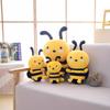 Plush Bee Stuffed Toy Insect Stuffed Doll Childrens Birthday Gift Cushion Cozy