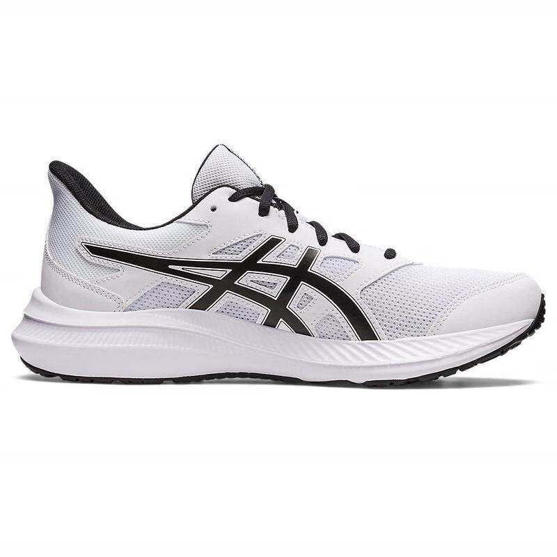 Asics Jolt 4 White Black Breathable Mesh Running Trainers 1011B603-101