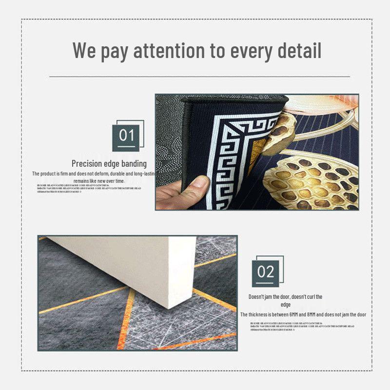 Wasserdichte Anti-Rutsch-Flurmatte: Lange Treppenhaus-Fußmatte mit Wasseraufnahme & Schmutzabweisung für Eingangsbereiche.