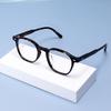 NN044 Acetate Full Frame Horn-Rimmed Glasses C2 Havana