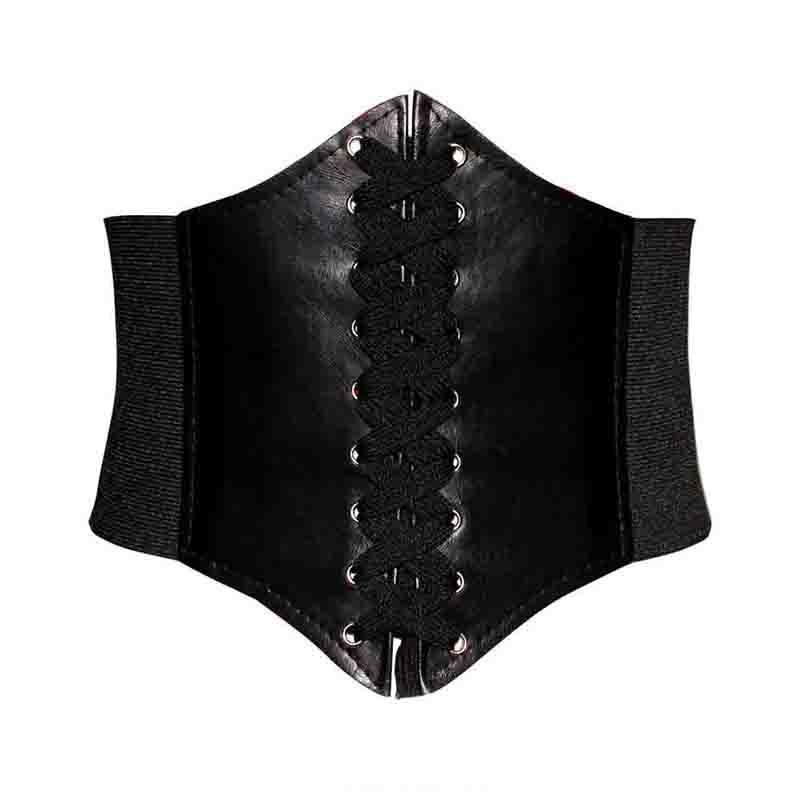 Corsetto da donna nero sexy Top abbigliamento gotico femminile Vita sottoseno Bustier da sposa sexy Corpo che dimagrisce cinture larghe Abito cintura