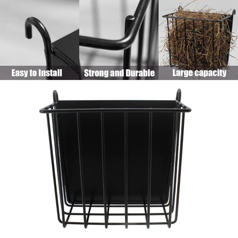 Metal Guinea Pigs Feeder With Anti Tipping Grille Removable Hays Rack top sale China Mainland