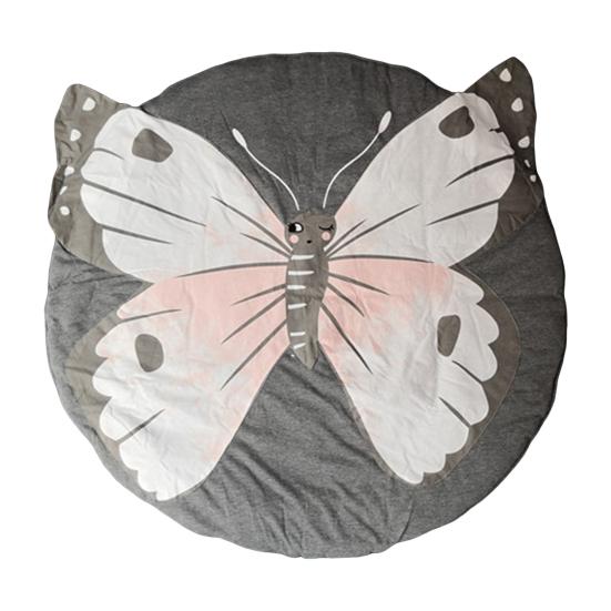 

Детский игровой коврик Мягкий материал Коврик для ползания для младенца Круглый дизайн Butterfly