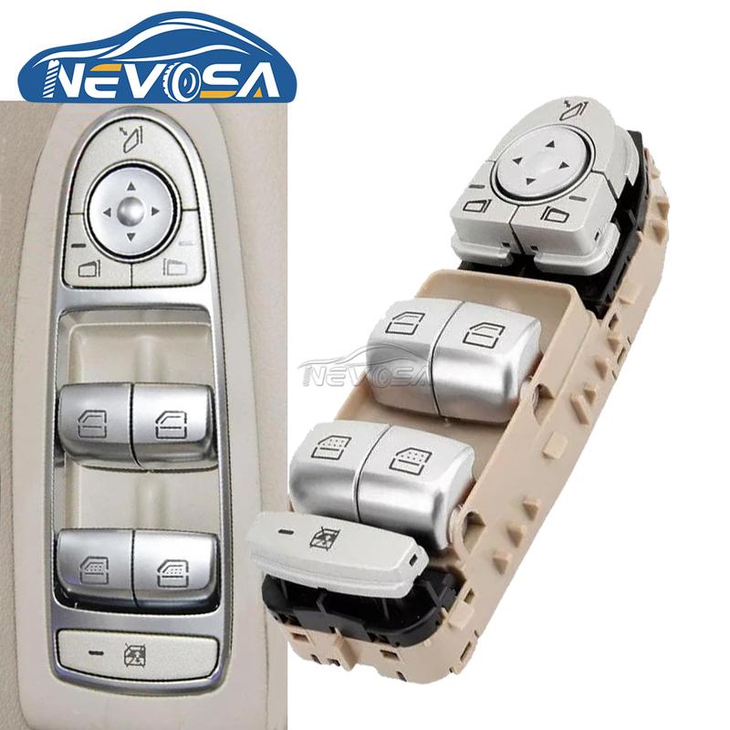 A2229056800 2229056800 Front Left Power Window Switch For Mercedes Benz C300 C400 C63 GLC300 C350E C-Class W213 W222 W205 W253