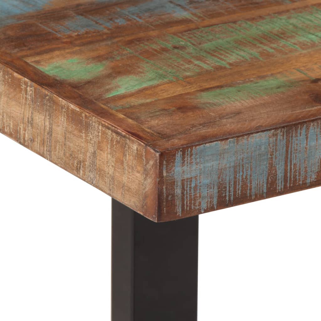 Bank 160 cm Solid Reclaimed Wood and Steel