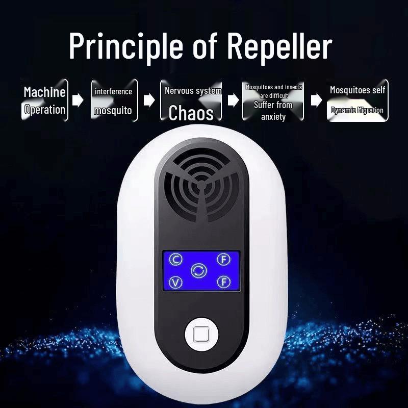 High-Efficiency Ultrasonic Rodent Repeller: Silent Electronic Pest Control for Cats & Homes