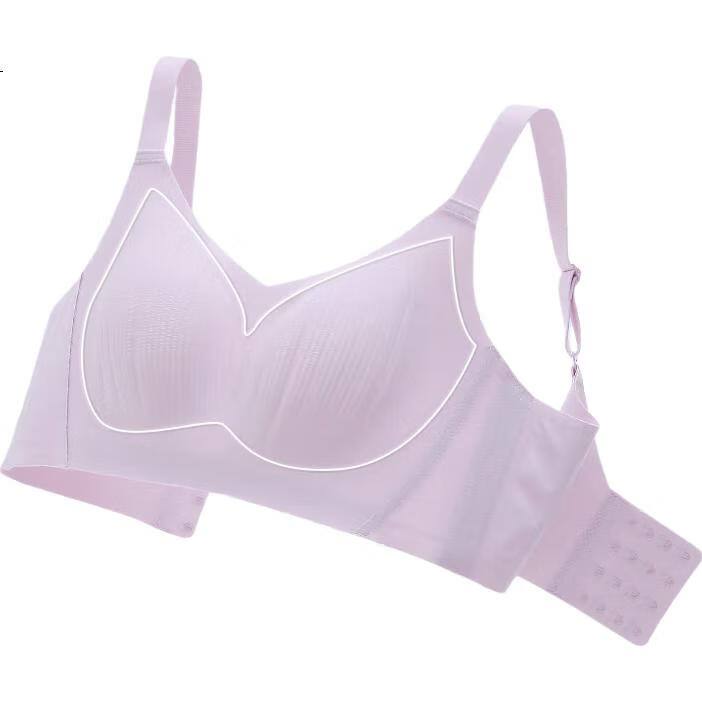 Ordifen Large Breast Minimizing Bra for Women, Push-Up, Side Support, Anti-Sagging, Summer Thin Style, Seamless, Wireless, Plus Size Brassiere