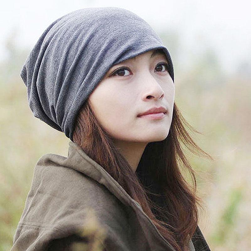 Postpartum Korean Style Graffiti Beanie – Women's Autumn/Winter Turban Hat & Unisex Headscarf