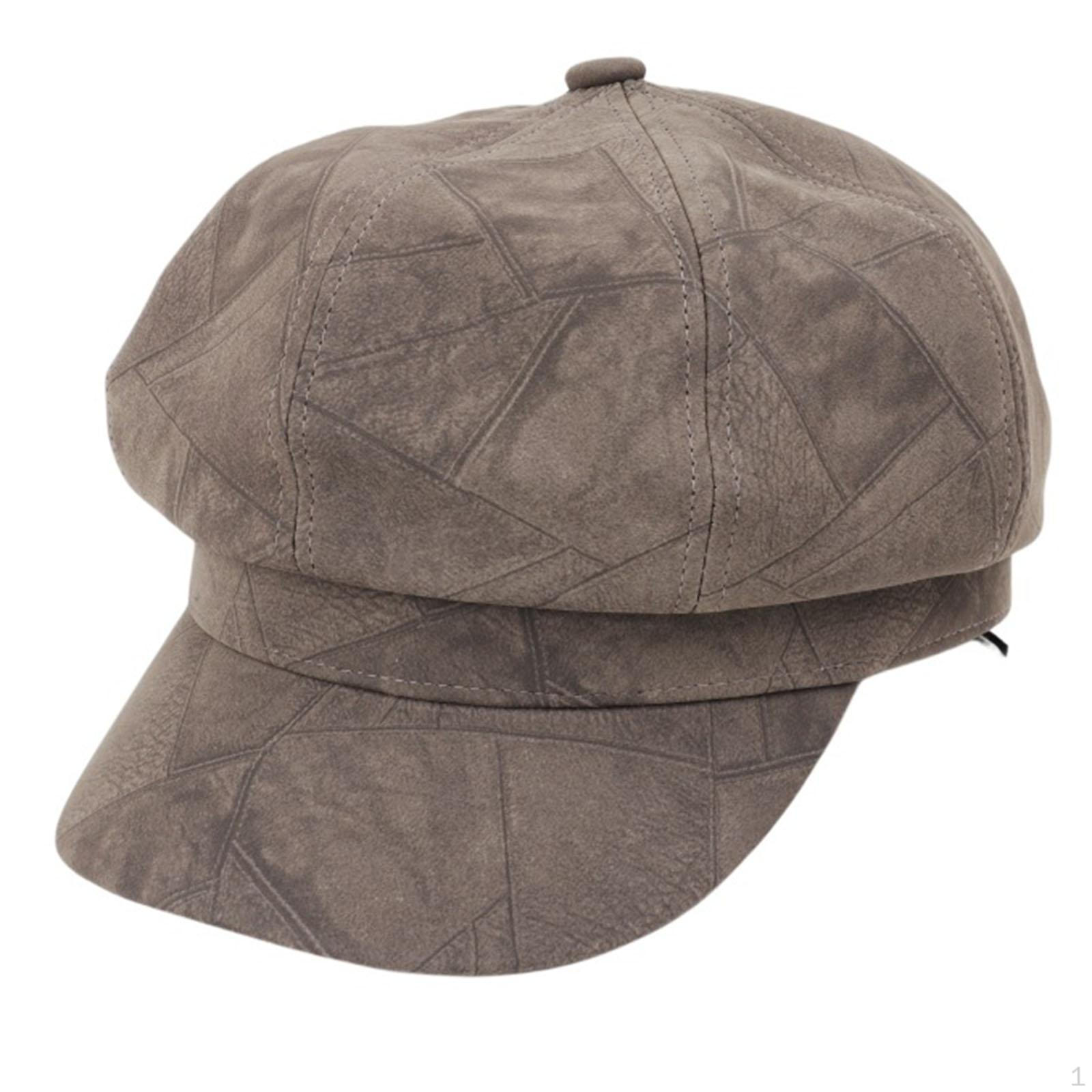 

Кепка-утконос, аксессуары для одежды, восьмиугольная шляпа для путешествий, вечеринок, повседневная женская кофейный