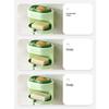 Wall Mount Soap Holder Back Scrubber Kit Carrot Drain Water Soap Shelf  Bathroom