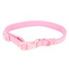 Dog Collar Breathable Soft Polyester Dog Collar Adjustable Pure Color Dog Collar With Buckle for Outdoors