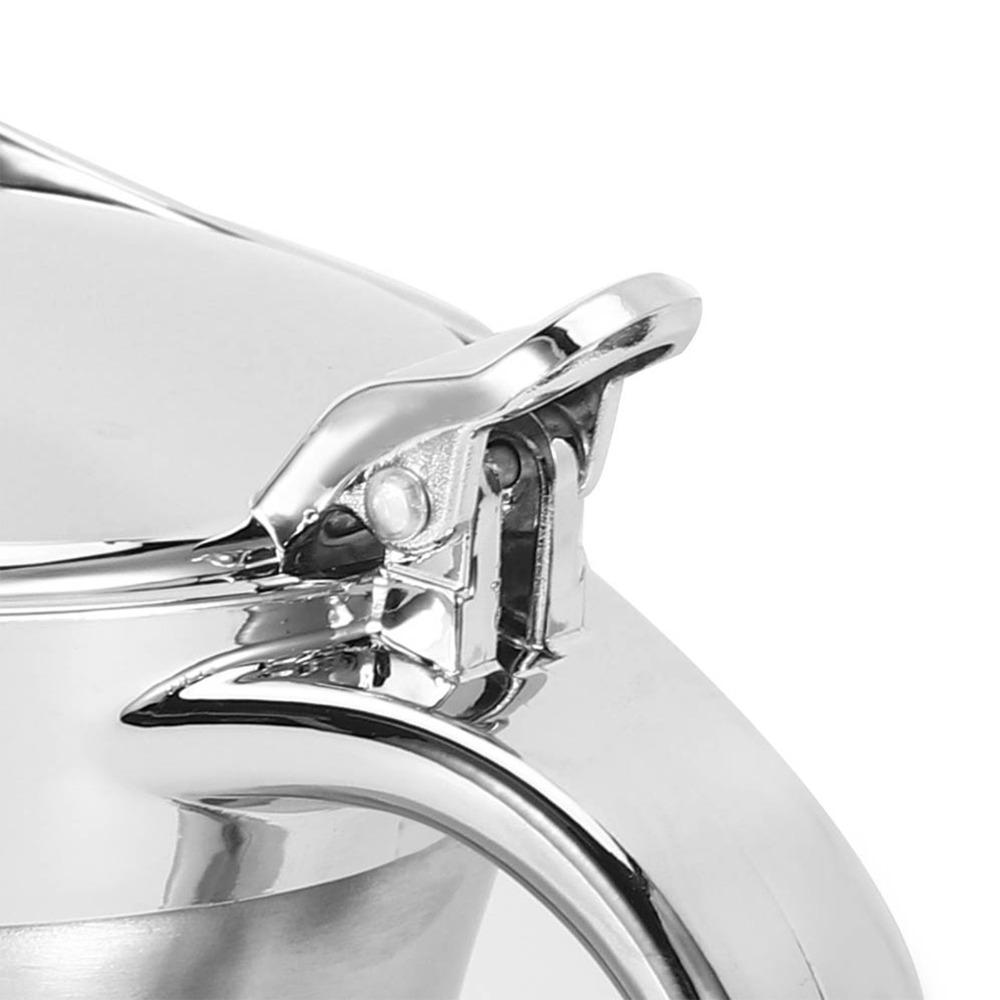 304 Stainless Steel Gravy Boat Double Wall Insulated Sauce Storage Container Sauce Jug  Home Use